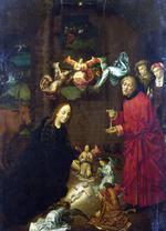 欧洲12-19世纪油画六_GOES, Hugo van der -The Nativity, at Night